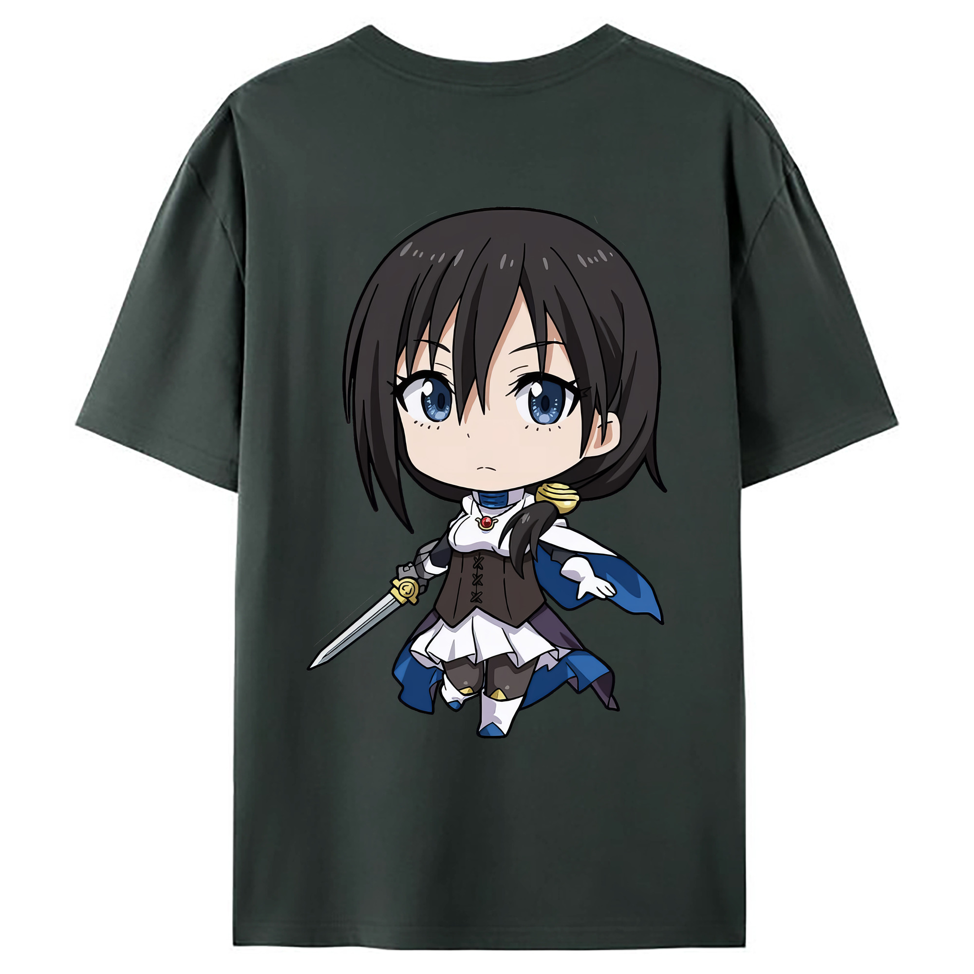 （画像用） 転スラ Regarding Reincarnated to Slime 綿100％ メンズ半袖Tシャツ（バックプリント） 通気性